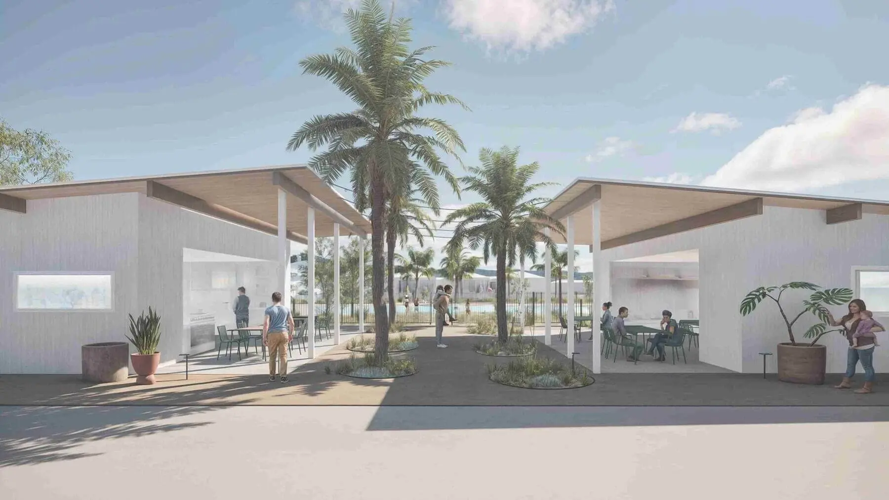 Racecourse Camp Kitchen Render